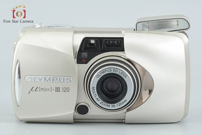 【中古】OLYMPUS オリンパス μ[mju:]-III ミューIII 120 コンパクトフィルムカメラ 元箱付き