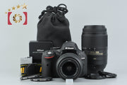 [Used] Nikon D5200 Double Zoom Kit Black - Low Shutter Count