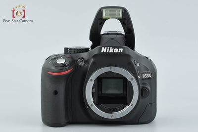 [Used] Nikon D5200 Double Zoom Kit Black - Low Shutter Count