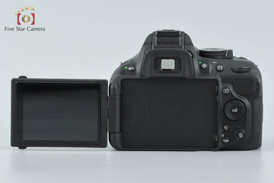 [Used] Nikon D5200 Double Zoom Kit Black - Low Shutter Count