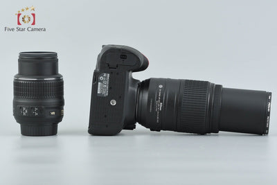 [Used] Nikon D5200 Double Zoom Kit Black - Low Shutter Count