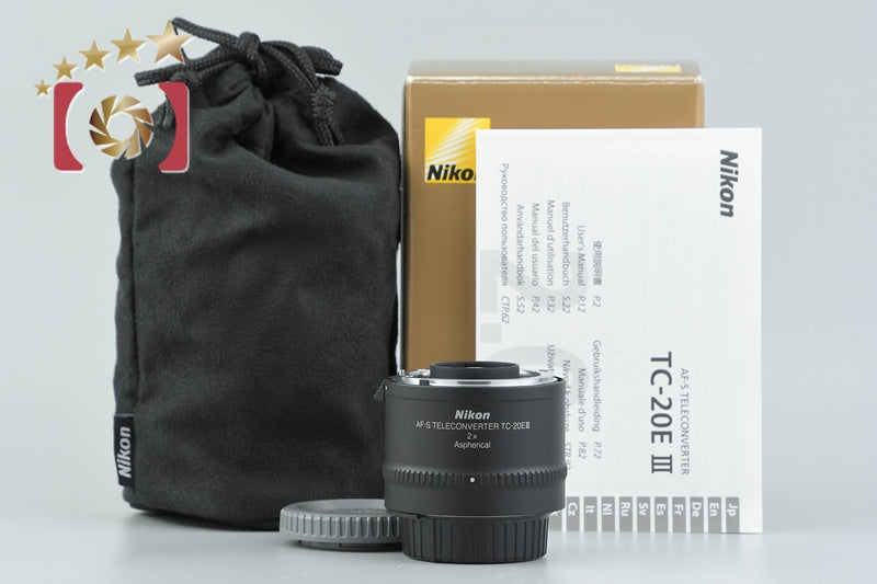 Used: Nikon AF-S TELECONVERTER TC-20E III 2x Aspherical with Original Box