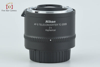 Used: Nikon AF-S TELECONVERTER TC-20E III 2x Aspherical with Original Box