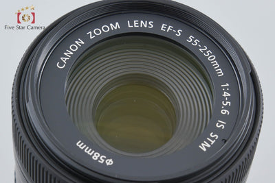 【中古】Canon キヤノン EF-S 55-250mm f/4-5.6 IS STM