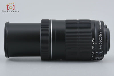 【中古】Canon キヤノン EF-S 55-250mm f/4-5.6 IS STM