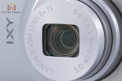 [Used] Canon IXY 160 Silver Compact Digital Camera