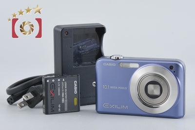 [Used] CASIO EXILIM EX-Z1050 Blue Compact Digital Camera