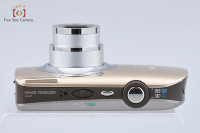 【中古】Canon キヤノン IXY Digital 510 IS ゴールド コンパクトデジタルカメラ 元箱付き
