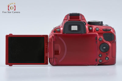 [Used] Nikon D5200 18-55 VR Lens Kit Red