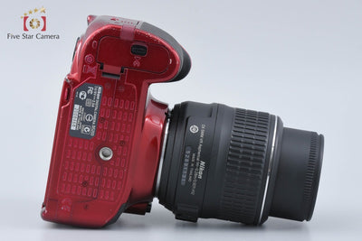 [Used] Nikon D5200 18-55 VR Lens Kit Red