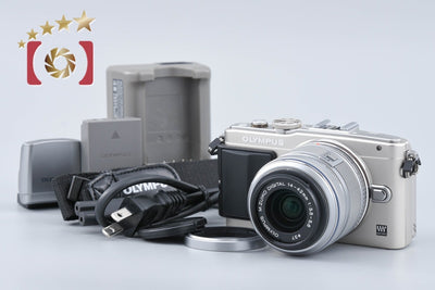 [Used] OLYMPUS PEN Lite E-PL6 Silver + M.ZUIKO DIGITAL 14-42mm f/3.5-5.6 II R Low Shutter Count