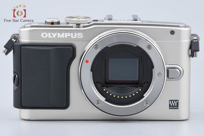[Used] OLYMPUS PEN Lite E-PL6 Silver + M.ZUIKO DIGITAL 14-42mm f/3.5-5.6 II R Low Shutter Count