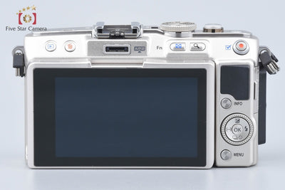 [Used] OLYMPUS PEN Lite E-PL6 Silver + M.ZUIKO DIGITAL 14-42mm f/3.5-5.6 II R Low Shutter Count