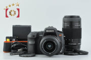 [Used] SONY Sony α200 DSLR-A200 + DT 18-55mm f/3.5-5.6 SAM SAL1855 + 75-300mm f/4.5-5.6 MACRO SAL75300