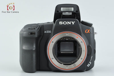 [Used] SONY Sony α200 DSLR-A200 + DT 18-55mm f/3.5-5.6 SAM SAL1855 + 75-300mm f/4.5-5.6 MACRO SAL75300
