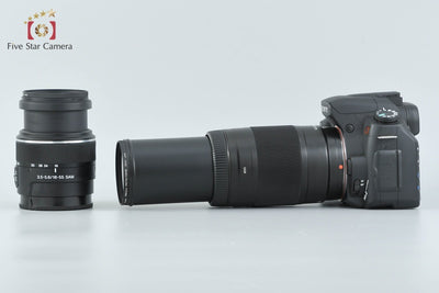 [Used] SONY Sony α200 DSLR-A200 + DT 18-55mm f/3.5-5.6 SAM SAL1855 + 75-300mm f/4.5-5.6 MACRO SAL75300