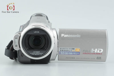 [Used] Panasonic HDC-TM300 Silver Digital High Definition Video Camera with Original Box