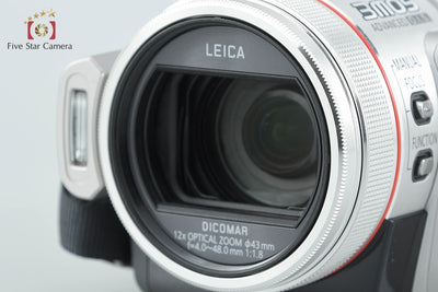 [Used] Panasonic HDC-TM300 Silver Digital High Definition Video Camera with Original Box