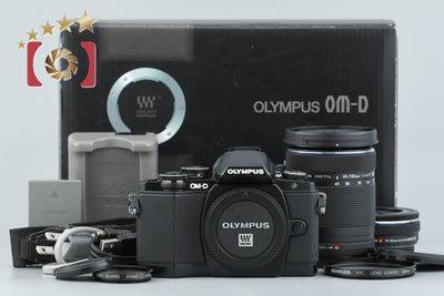 [Used] OLYMPUS OM-D E-M10 EZ Double Zoom Kit Black, Low Shutter Count, With Original Box