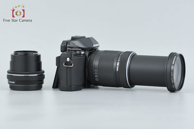 [Used] OLYMPUS OM-D E-M10 EZ Double Zoom Kit Black, Low Shutter Count, With Original Box