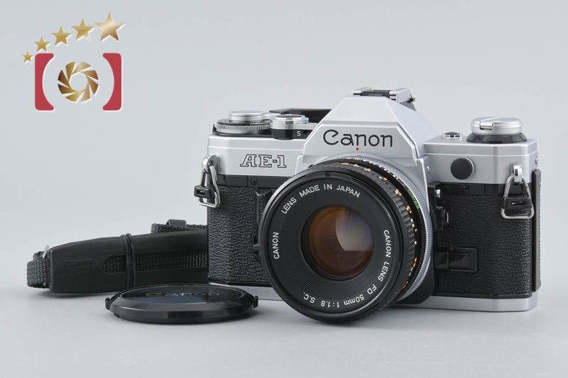 [Used] Canon AE-1 Silver + FD 50mm f/1.8 S.C.