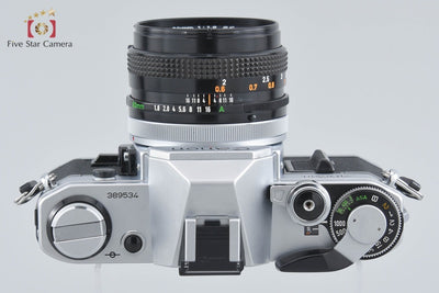 [Used] Canon AE-1 Silver + FD 50mm f/1.8 S.C.