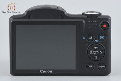 [Used] Canon PowerShot SX500 IS Black Compact Digital Camera with Original Box