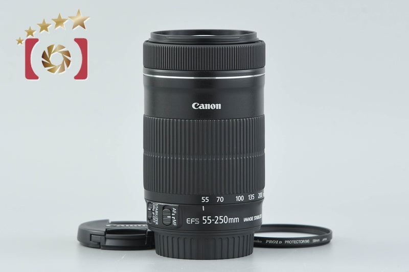 【中古】Canon キヤノン EF-S 55-250mm f/4-5.6 IS STM