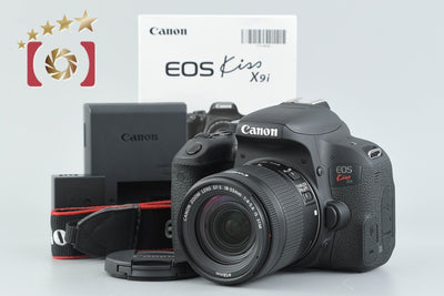 Used: Canon EOS Kiss X9i + EF-S 18-55mm f/4-5.6 IS STM - Low Shutter Count