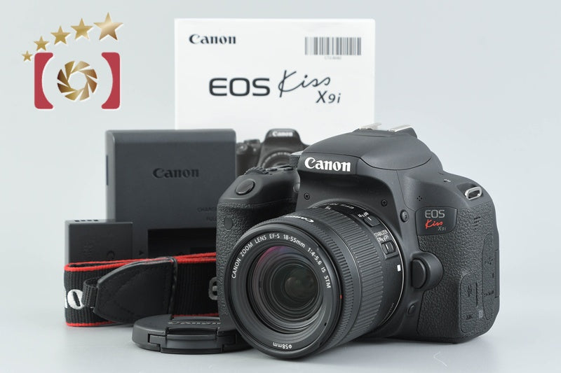 Used: Canon EOS Kiss X9i + EF-S 18-55mm f/4-5.6 IS STM - Low Shutter Count
