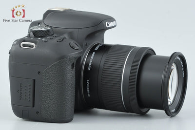 Used: Canon EOS Kiss X9i + EF-S 18-55mm f/4-5.6 IS STM - Low Shutter Count