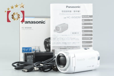 【中古】Panasonic パナソニック HC-W585M ホワイト ビデオカメラ 元箱付き