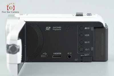 【中古】Panasonic パナソニック HC-W585M ホワイト ビデオカメラ 元箱付き