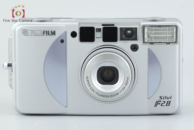 【中古】FUJIFILM 富士フイルム Silvi F2.8 シルバー コンパクトフィルムカメラ