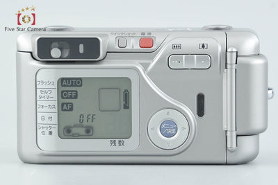 【中古】FUJIFILM 富士フイルム Silvi F2.8 シルバー コンパクトフィルムカメラ