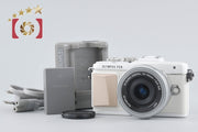 【中古】OLYMPUS オリンパス PEN Lite E-PL7 14-42mm EZレンズキット ホワイト シャッター回数僅少
