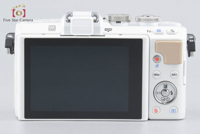 【中古】OLYMPUS オリンパス PEN Lite E-PL7 14-42mm EZレンズキット ホワイト シャッター回数僅少