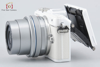 【中古】OLYMPUS オリンパス PEN Lite E-PL7 14-42mm EZレンズキット ホワイト シャッター回数僅少