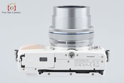 【中古】OLYMPUS オリンパス PEN Lite E-PL7 14-42mm EZレンズキット ホワイト シャッター回数僅少