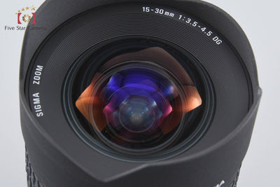 [Used] SIGMA 15-30mm f/3.5-4.5 EX DG Aspherical IF for Sony/Minolta