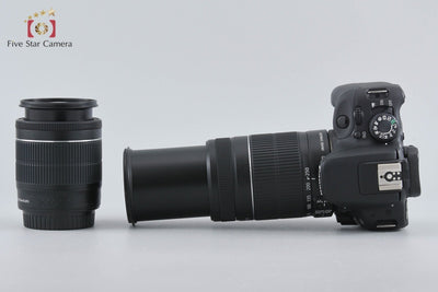 [Used] Canon EOS Kiss X7 Double Zoom Kit Black - Low Shutter Count