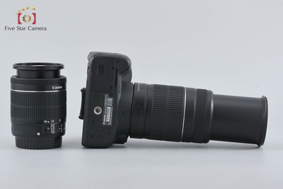 [Used] Canon EOS Kiss X7 Double Zoom Kit Black - Low Shutter Count