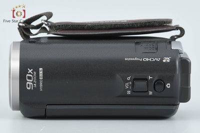 [Used] Panasonic HC-V360MS Black Digital High-Definition Video Camera with Original Box