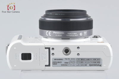 [Used] Panasonic DMC-GF1 Lens Kit Shell White, Low Shutter Count