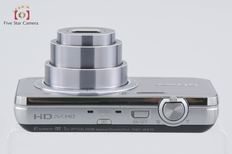 中古】SONY ソニー Cyber-shot DSC-WX70 シルバー デジタルスチル