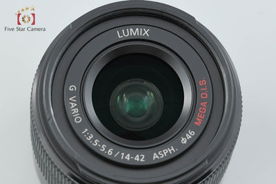 [Used] Panasonic LUMIX G VARIO 14-42mm f/3.5-5.6 ASPH. MEGA O.I.S. H-FS1442A Black