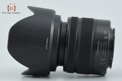 [Used] Panasonic LUMIX G VARIO 14-42mm f/3.5-5.6 ASPH. MEGA O.I.S. H-FS1442A Black