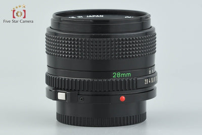 【中古】Canon キヤノン New FD 28mm f/2.8