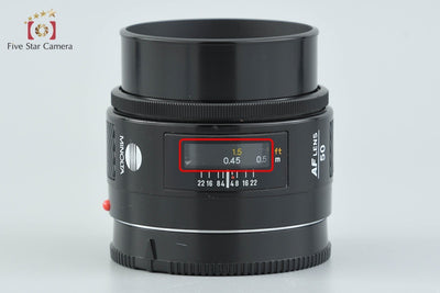 [Used] MINOLTA AF 50mm f/1.4 Old Type