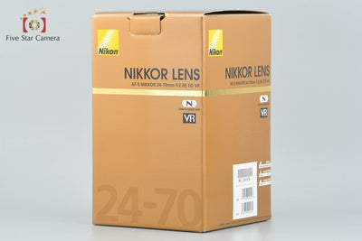 【中古】Nikon ニコン AF-S NIKKOR 24-70mm f/2.8 E ED VR 元箱付き